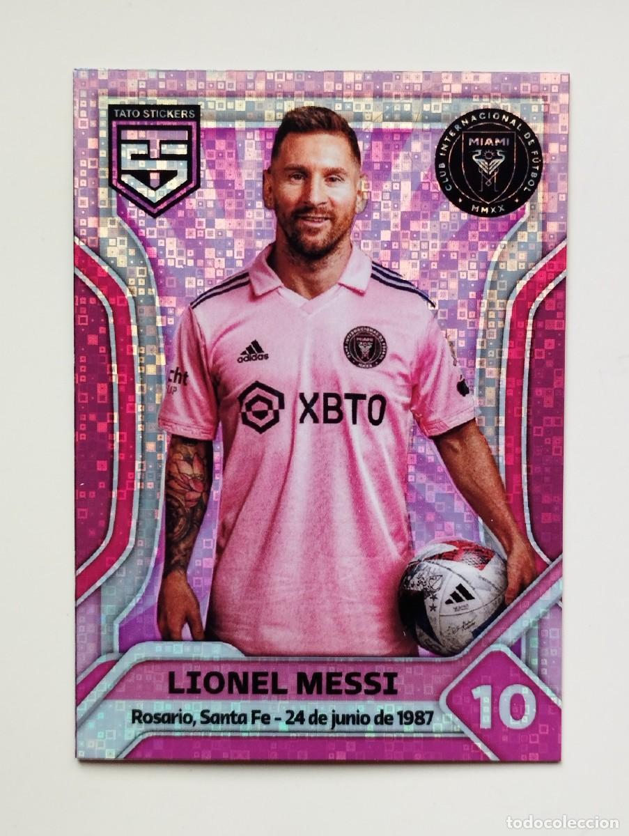 Cromos de f&uacute;tbol: CROMO- TARJETA- CARTA- CARD- LEO LIONEL MESSI ARGENTINA INTER DE MIAMI- STATO STICKERS