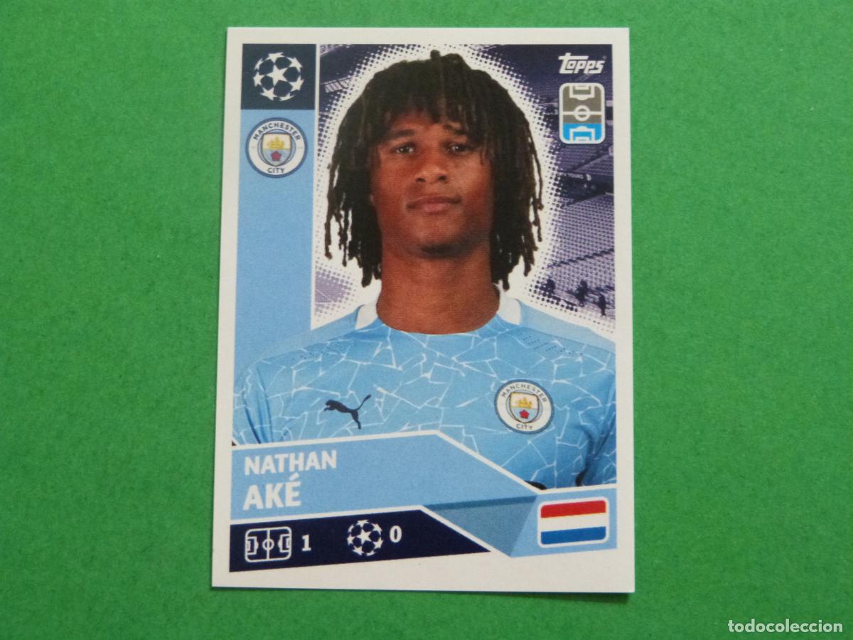 Cromos de f&uacute;tbol: CROMO FUTBOL AKE MANCHESTER CITY SIN PEGAR N&ordm; 8 CHAMPIONS LEAGUE 2020-2021/20-21 TOPPS