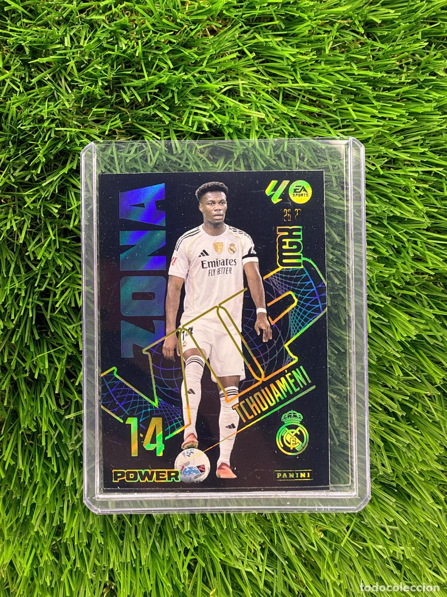 Cromos de f&uacute;tbol: N&ordm; 405P Tchouam&eacute;ni Zona Vip Power Real Madrid CF Megacracks 26 27