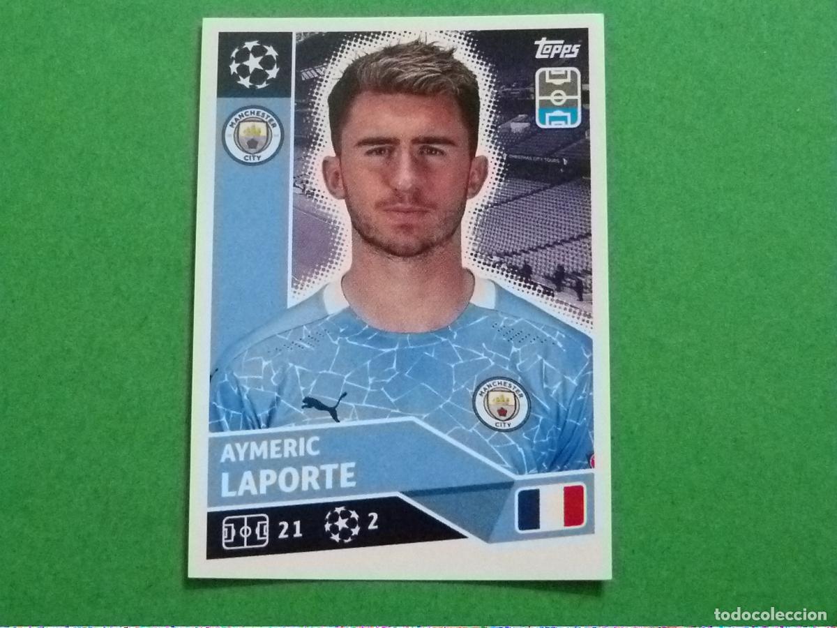 Cromos de f&uacute;tbol: CROMO FUTBOL LAPORTE MANCHESTER CITY SIN PEGAR N&ordm; 7 CHAMPIONS LEAGUE 2020-2021/20-21 TOPPS