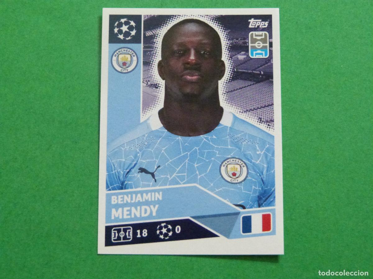Cromos de f&uacute;tbol: CROMO FUTBOL BENJAMIN MENDY MANCHESTER CITY SIN PEGAR N&ordm; 6 CHAMPIONS LEAGUE 2020-2021/20-21 TOPPS