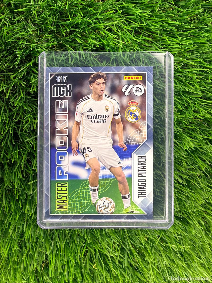 Cromos de f&uacute;tbol: N&ordm; 419 Thiago Pitarch Master Rookie Real Madrid CF Megacracks 26 27