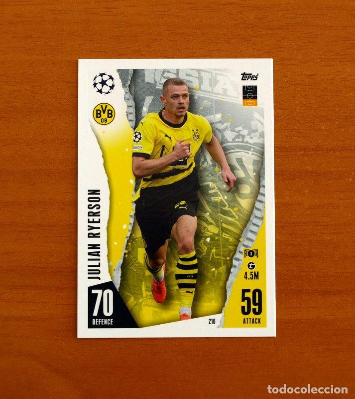 Cromos de f&uacute;tbol: Borussia Dortmund -N&ordm; 210 Julian Ryerson -Topps Match Attax Trading Card Game 2023-2024-23-24