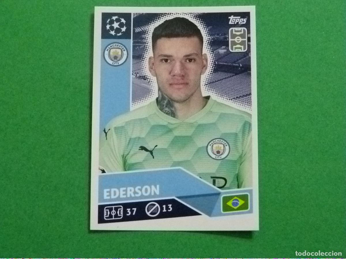 Cromos de f&uacute;tbol: CROMO FUTBOL EDERSON MANCHESTER CITY SIN PEGAR N&ordm; 3 CHAMPIONS LEAGUE 2020-2021/20-21 TOPPS