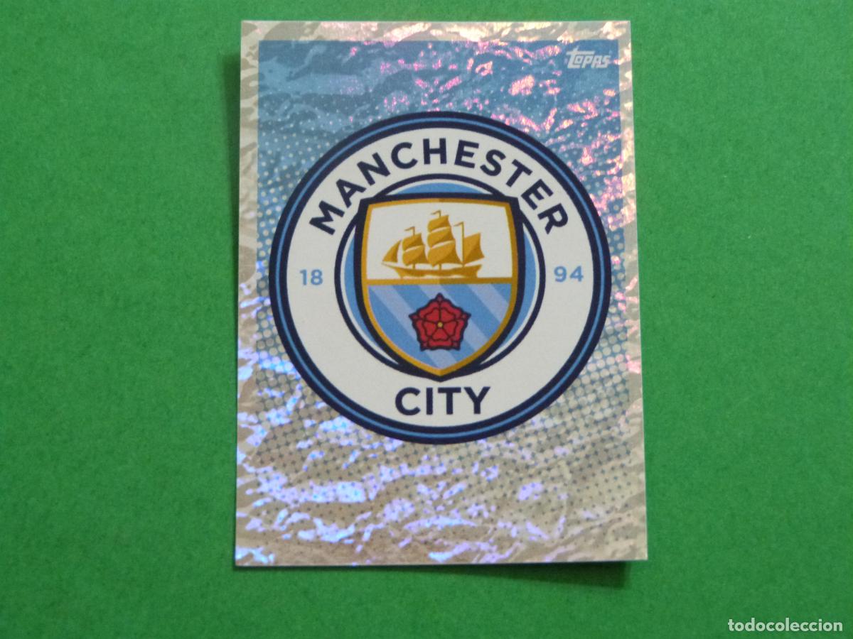 Cromos de f&uacute;tbol: CROMO FUTBOL ESCUDO MANCHESTER CITY SIN PEGAR N&ordm; 1 CHAMPIONS LEAGUE 2020-2021/20-21 TOPPS
