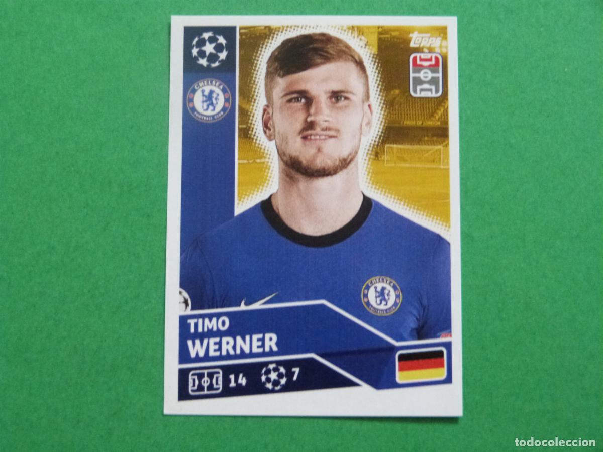 Cromos de f&uacute;tbol: CROMO FUTBOL WERNER CHELSEA F.C. SIN PEGAR N&ordm; 15 CHAMPIONS LEAGUE 2020-2021/20-21 TOPPS
