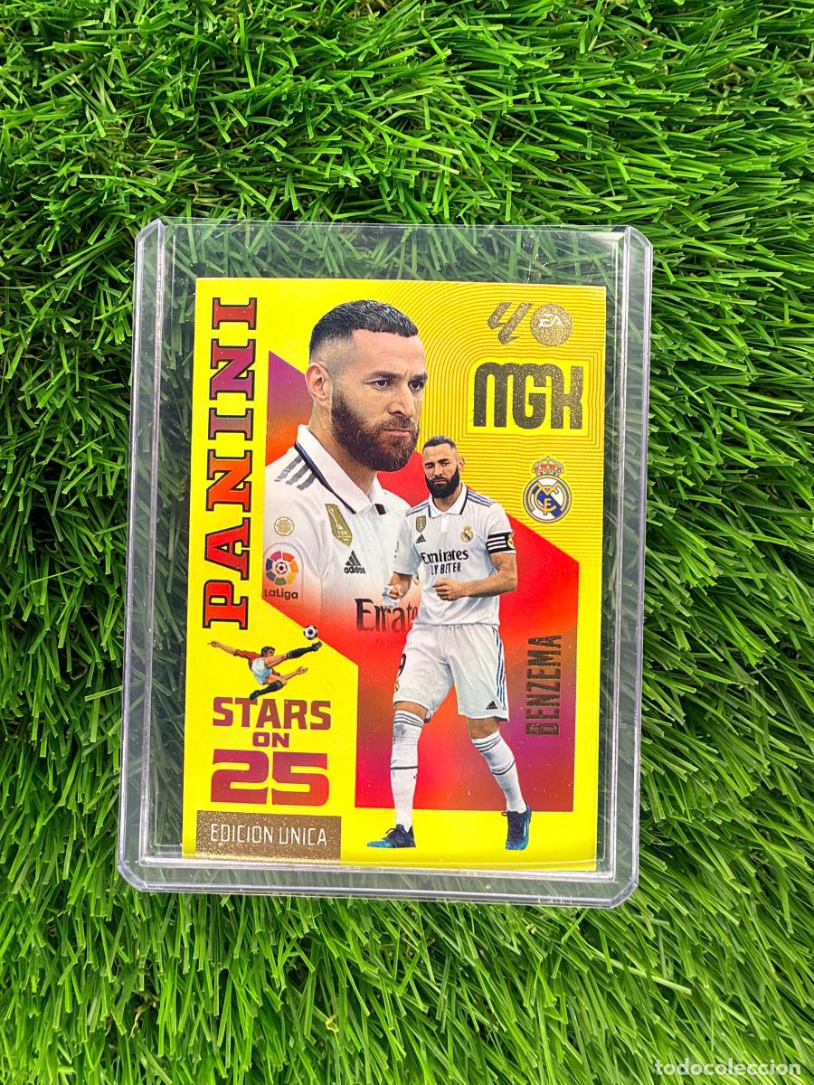 Cromos de f&uacute;tbol: N&ordm; 441 Benzema Stars on 25 Real Madrid CF Megacracks 26 27