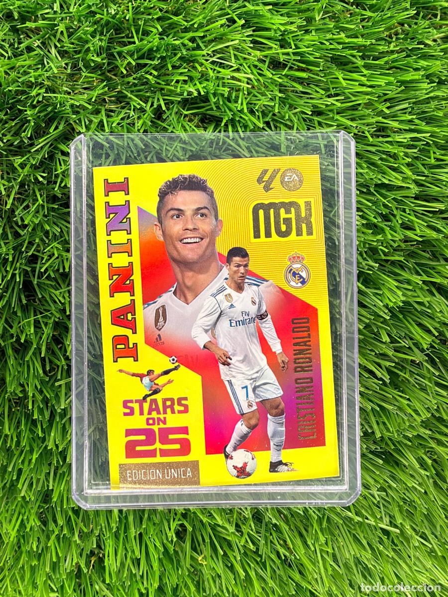 Cromos de f&uacute;tbol: N&ordm; 442 Cristiano Ronaldo Stars on 25 Real Madrid CF Megacracks 26 27