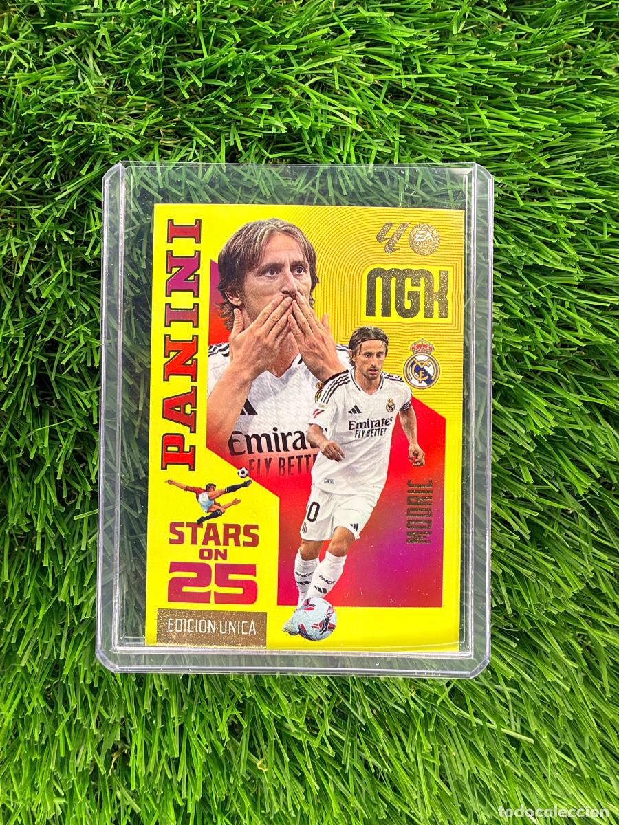 Cromos de f&uacute;tbol: N&ordm; 445 Modric Stars on 25 Real Madrid CF Megacracks 26 27