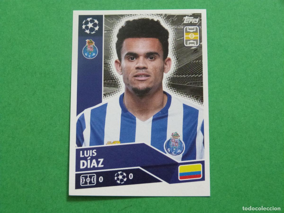 Cromos de f&uacute;tbol: CROMO FUTBOL LUIS DIAZ F.C. OPORTO SIN PEGAR N&ordm; 14 CHAMPIONS LEAGUE 2020-2021/20-21 TOPPS