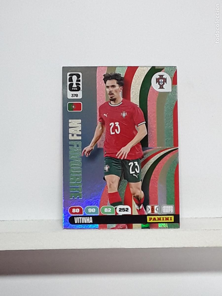Cromos de f&uacute;tbol: ADRENALYN MUNDIAL 2026 WORLD CUP 26 ALBUM PANINI N 370 PORTUGAL VITINHA