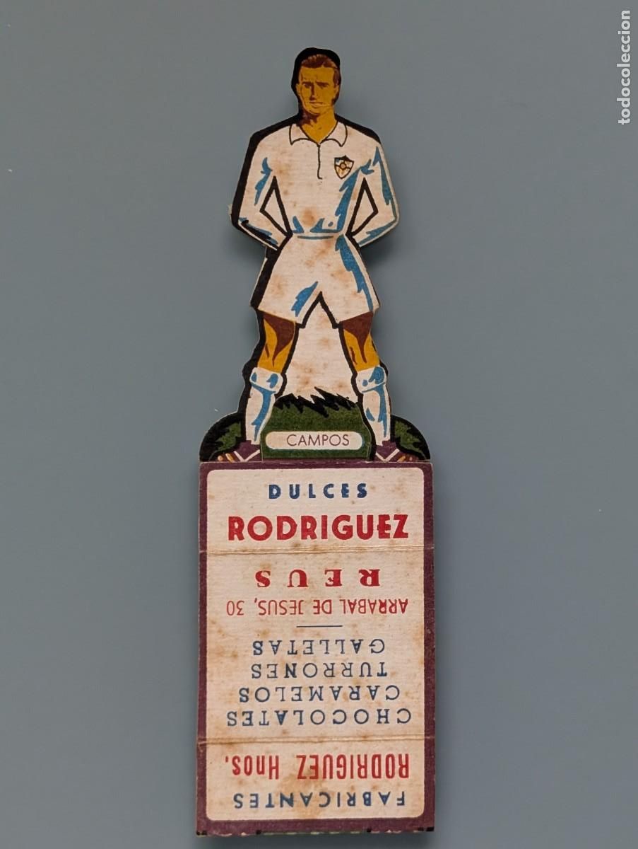 Fu&szlig;ball-Sticker: RARISIMO CROMO TROQUELADO VERY RARE CARD CAMPOS SEVILLA CF DULCES RODRIGUEZ REUS FUTBOL FOOTBALL AND