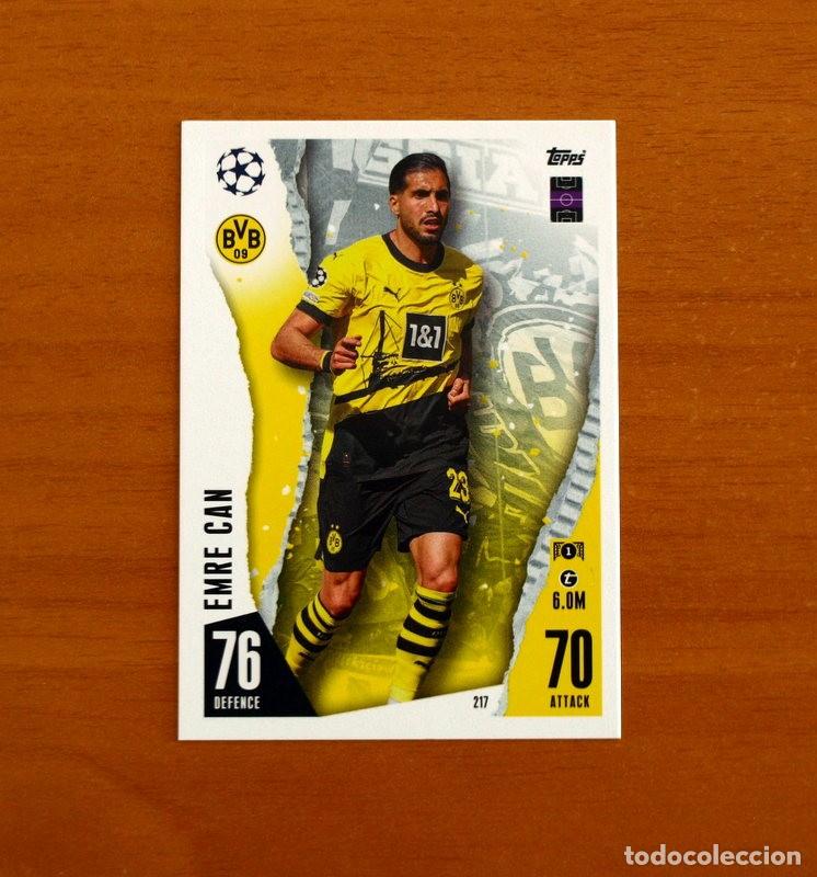 Cromos de f&uacute;tbol: Borussia Dortmund -N&ordm; 217 Emre Can -Topps Match Attax Trading Card Game 2023-2024-23-24