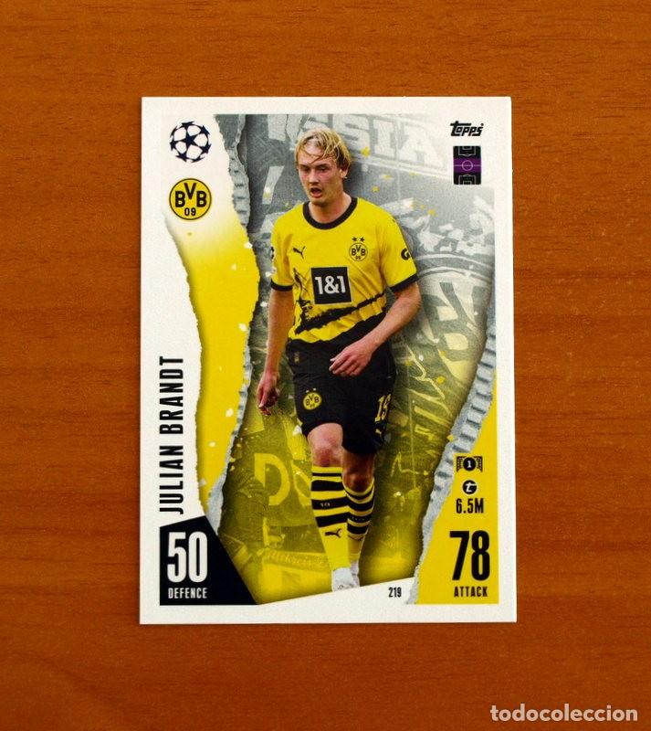 Cromos de f&uacute;tbol: Borussia Dortmund -N&ordm; 219 Julian Brandt -Topps Match Attax Trading Card Game 2023-2024-23-24