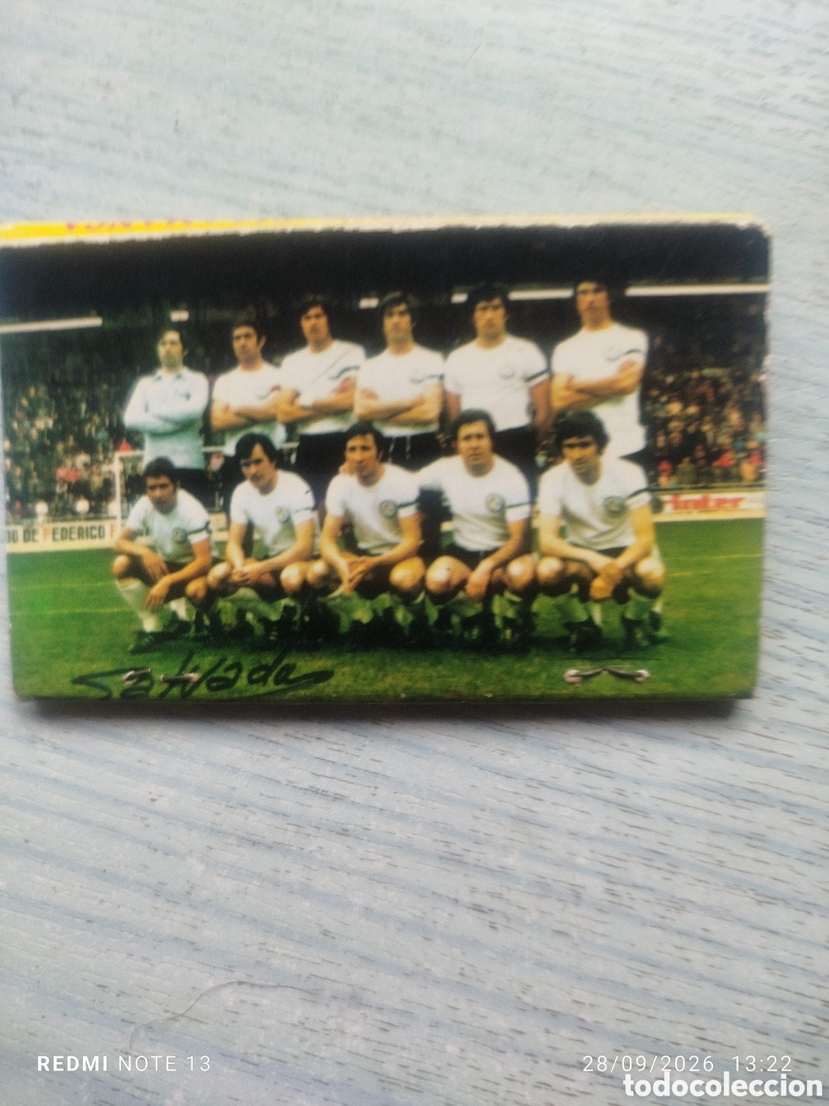 Cromos de f&uacute;tbol: Caja cerillas y.d.sslamanca