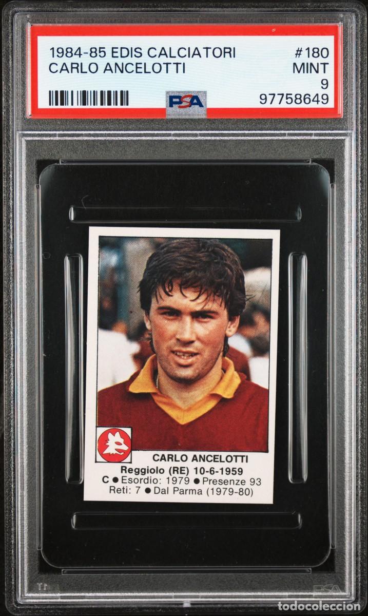 Cromos de f&uacute;tbol: Carlo Ancelotti #180 Edis Calciatori 1984 1985 PSA 9