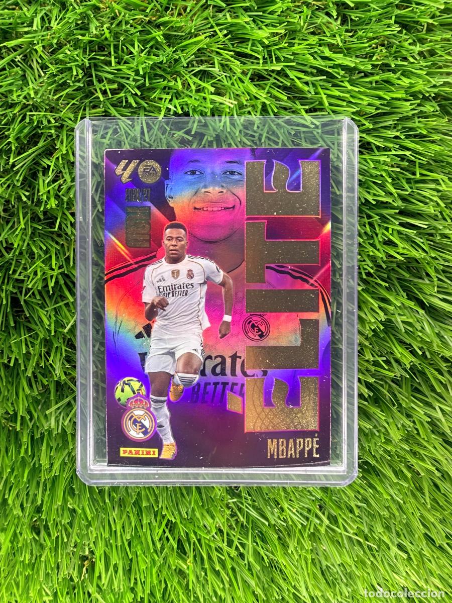 Cromos de f&uacute;tbol: N&ordm; 10 Mbapp&eacute; &Eacute;lite Real Madrid CF Megacracks 26 27