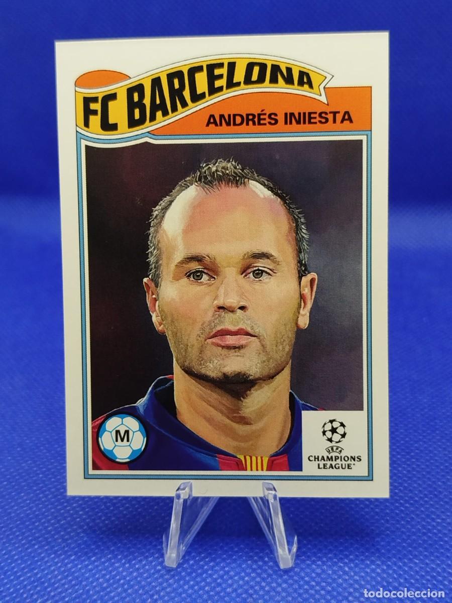 Cromos de f&uacute;tbol: #885 ANDRES INIESTA FC BARCELONA 2026 TOPPS LIVING SET UEFA CHAMPIONS 1/1057