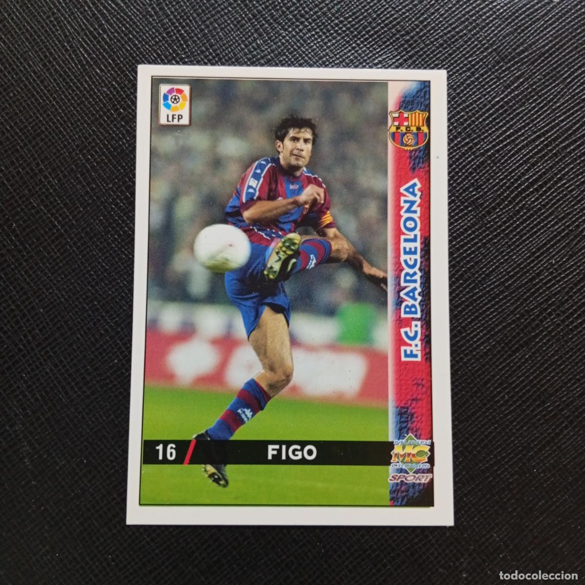 Cromos de f&uacute;tbol: 16 FIGO BARCELONA MUNDICROMO 1998 1999 CROMO FUTBOL LIGA 98 99 - A190 PG67