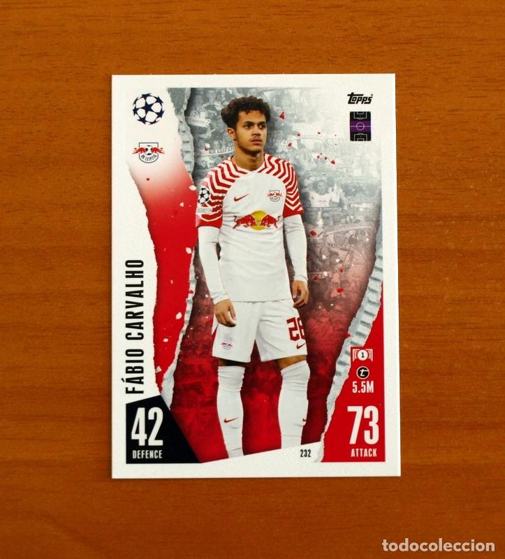 Cromos de f&uacute;tbol: RB Leipzig -N&ordm; 232 F&aacute;bio Carvalho -Topps Match Attax Trading Card Game 2023-2024-23-24
