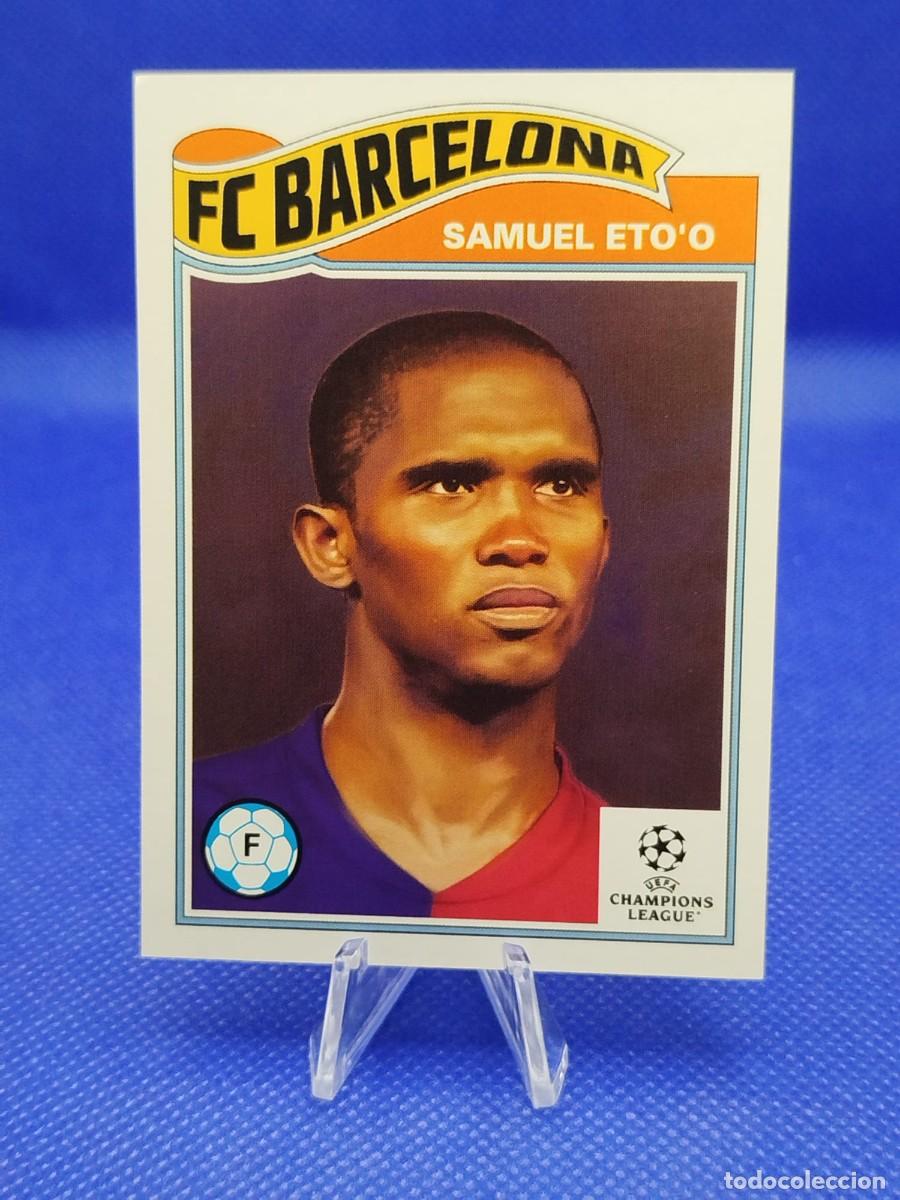 Cromos de f&uacute;tbol: #991 SAMUEL ETO'O FC BARCELONA 2026 TOPPS LIVING SET UEFA CHAMPIONS 1/644