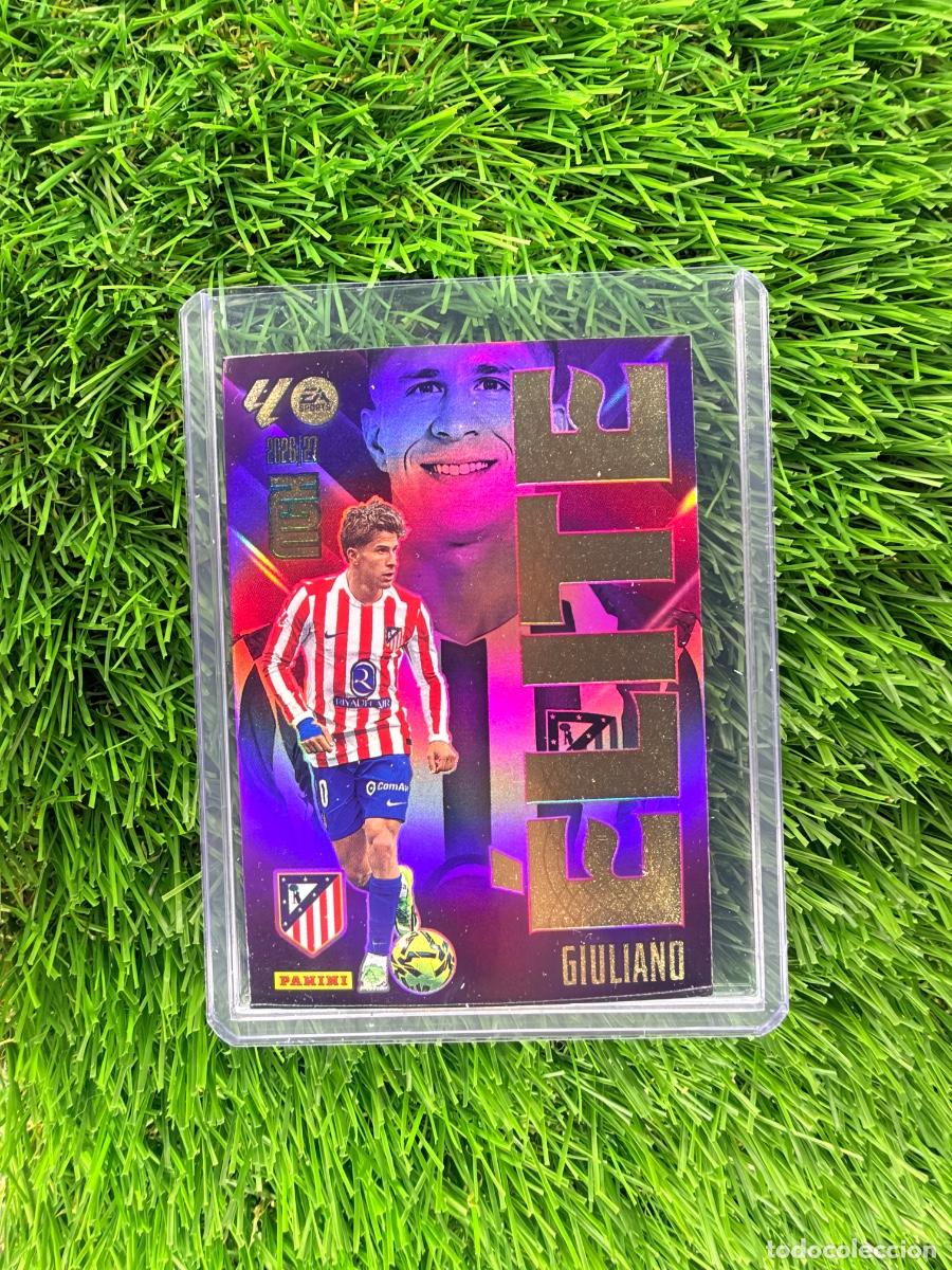 Cromos de f&uacute;tbol: N&ordm; 7 Giuliano &Eacute;lite Atl&eacute;tico de Madrid Megacracks 26 27