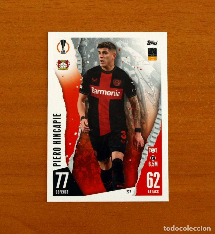 Cromos de f&uacute;tbol: Bayer 04 Leverkusen -N&ordm; 237 Piero Hincapie -Topps Match Attax Trading Card Game 2023-2024-23-24