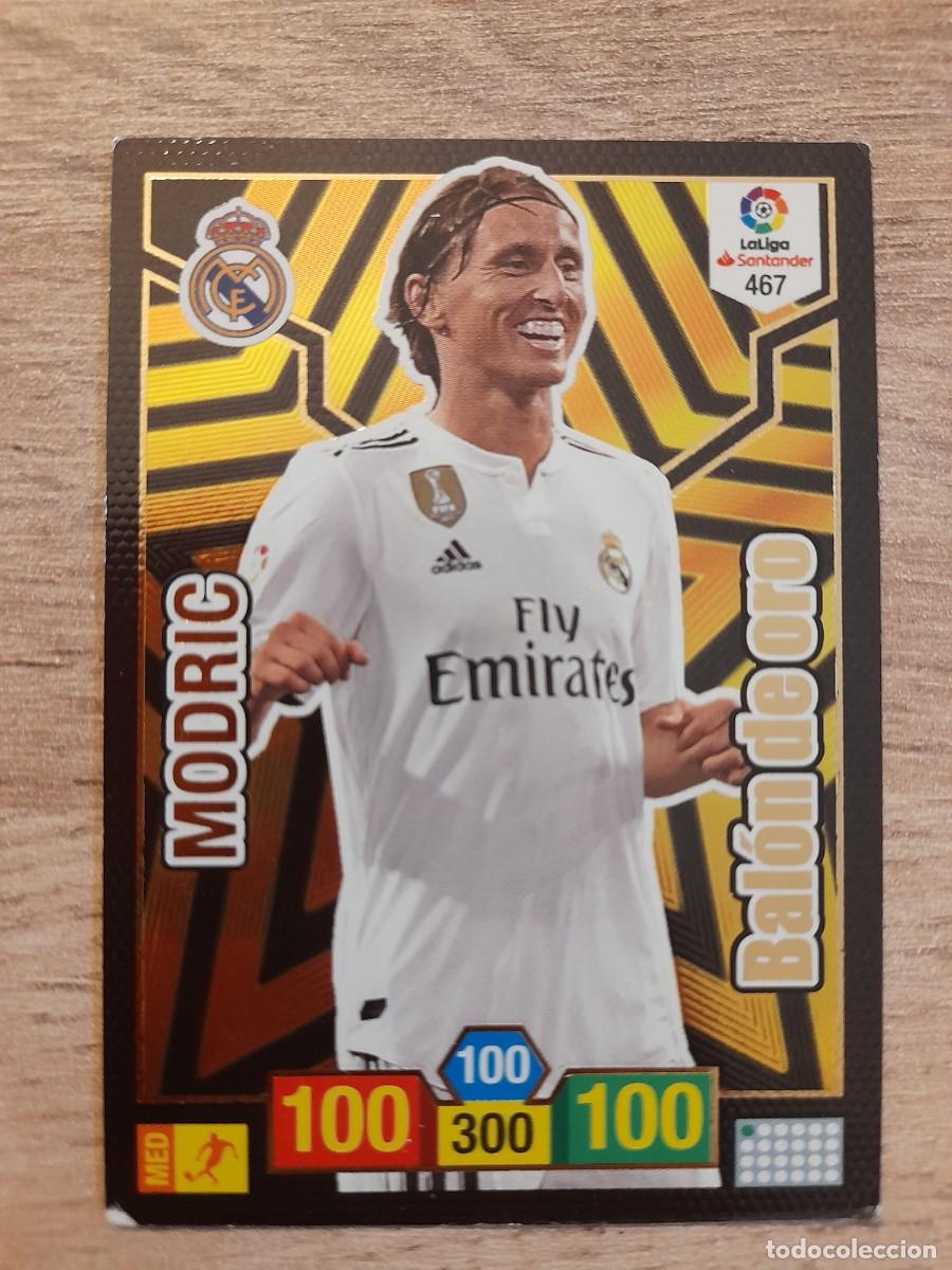 Cromos de f&uacute;tbol: CARTA BAL&Oacute;N DE ORO DE MODRIC, DE ADRENALYN XL TEMPORADA 2018-2019 18 19