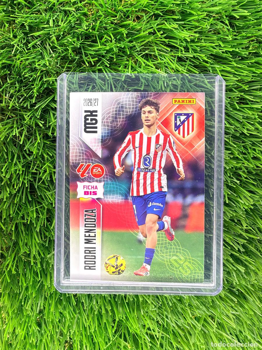 Cromos de f&uacute;tbol: N&ordm; 63BIS Rodri Mendoza Fichas Bis Atl&eacute;tico de Madrid Megacracks 26 27