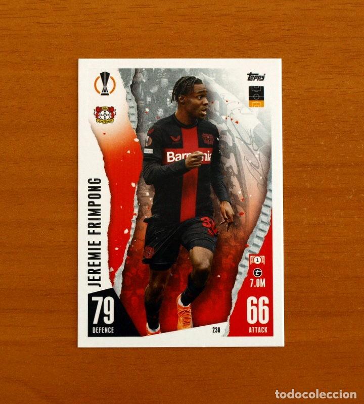 Cromos de f&uacute;tbol: Bayer 04 Leverkusen -N&ordm; 238 Jeremie Frimpong -Topps Match Attax Trading Card Game 2023-2024-23-24