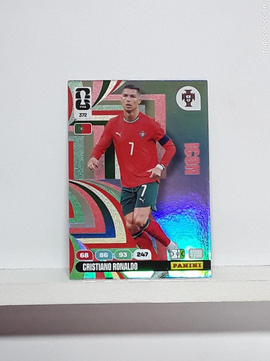 Cromos de f&uacute;tbol: ADRENALYN MUNDIAL 2026 WORLD CUP 26 ALBUM PANINI N 372 PORTUGAL CRISTIANO RONALDO