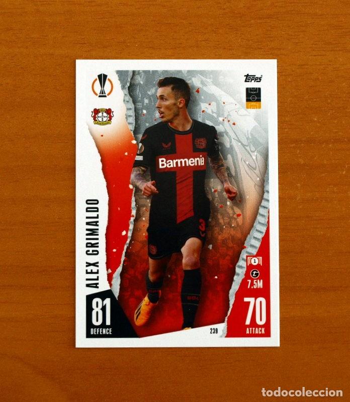 Cromos de f&uacute;tbol: Bayer 04 Leverkusen -N&ordm; 239 Alex Grimaldo -Topps Match Attax Trading Card Game 2023-2024-23-24