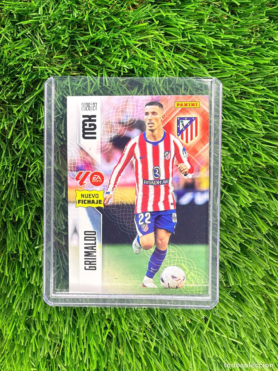 Cromos de f&uacute;tbol: N&ordm; 459 Grimaldo Nuevos Fichajes Atl&eacute;tico de Madrid Megacracks 26 27