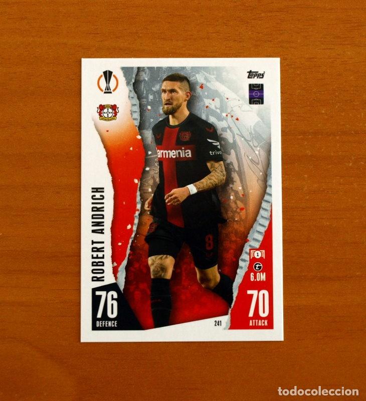Cromos de f&uacute;tbol: Bayer 04 Leverkusen -N&ordm; 241 Robert Andrich -Topps Match Attax Trading Card Game 2023-2024-23-24