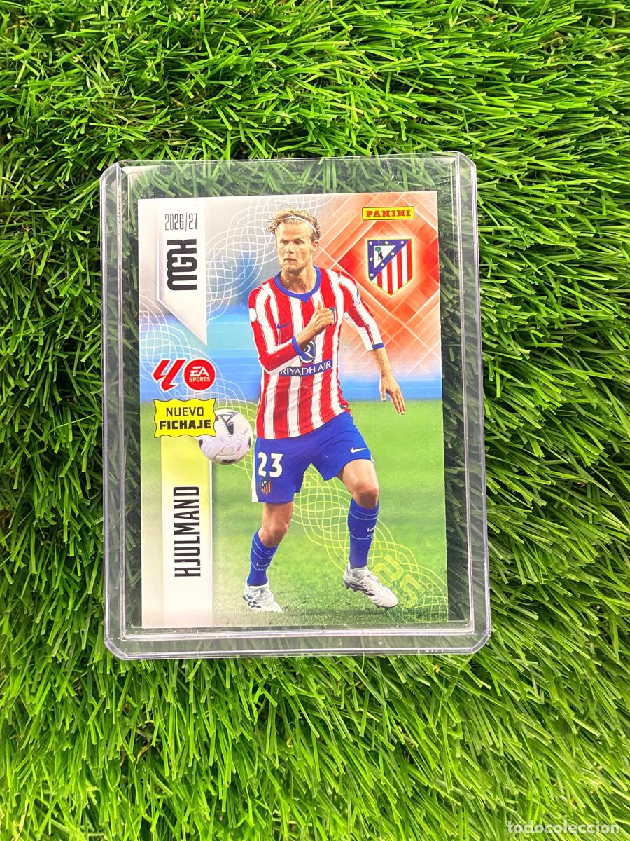 Cromos de f&uacute;tbol: N&ordm; 469 Hjulmand Nuevos Fichajes Atl&eacute;tico de Madrid Megacracks 26 27