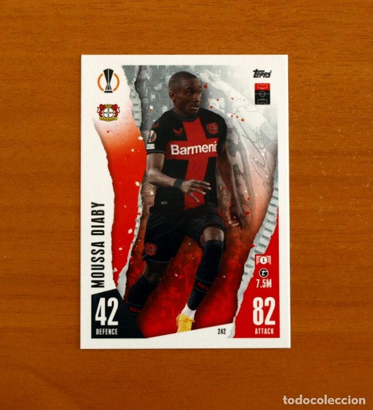 Cromos de f&uacute;tbol: Bayer 04 Leverkusen -N&ordm; 242 Moussa Diaby -Topps Match Attax Trading Card Game 2023-2024-23-24