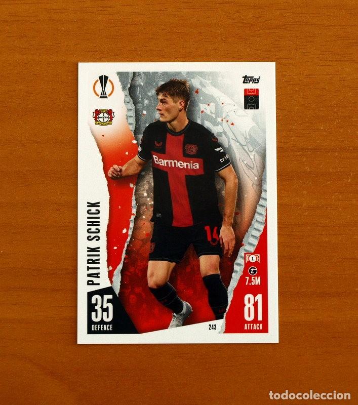 Cromos de f&uacute;tbol: Bayer 04 Leverkusen -N&ordm; 243 Patrik Schick -Topps Match Attax Trading Card Game 2023-2024-23-24