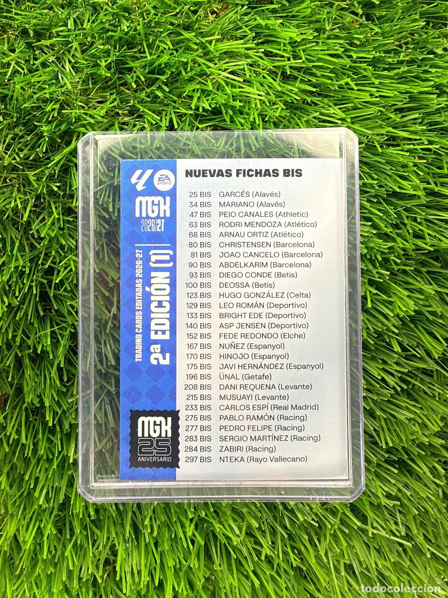 Cromos de f&uacute;tbol: Checklist 2&ordf; Edici&oacute;n Parte 1 Megacracks 26 27