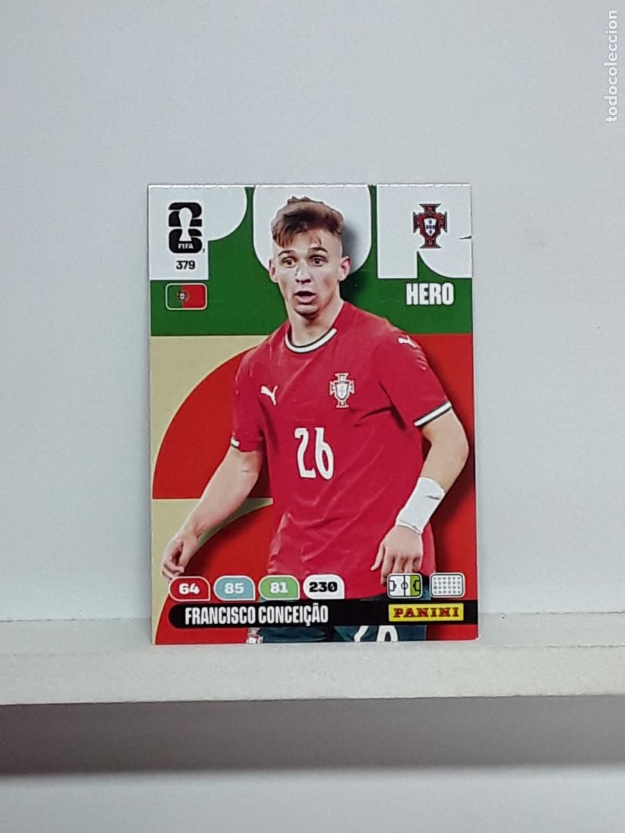Cromos de f&uacute;tbol: ADRENALYN MUNDIAL 2026 WORLD CUP 26 ALBUM PANINI N 379 PORTUGAL FRANCISCO CONCEI&Ccedil;AO