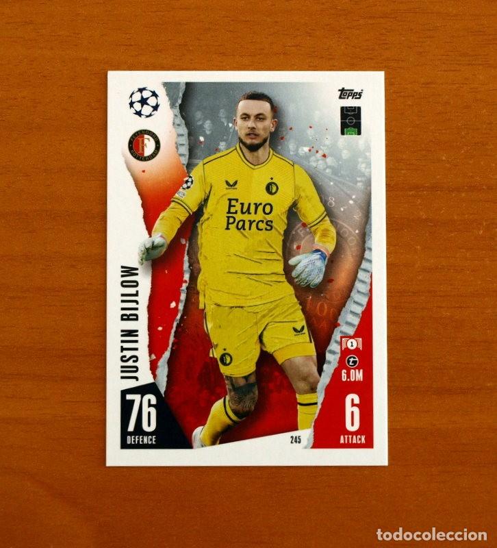Cromos de f&uacute;tbol: Feyenoord -N&ordm; 245 Justin Bijlow -Topps Match Attax Trading Card Game 2023-2024-23-24