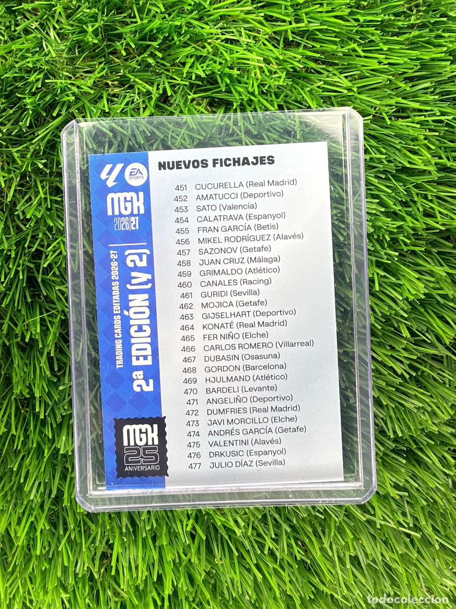 Cromos de f&uacute;tbol: Checklist 2&ordf; Edici&oacute;n Parte 2 Megacracks 26 27