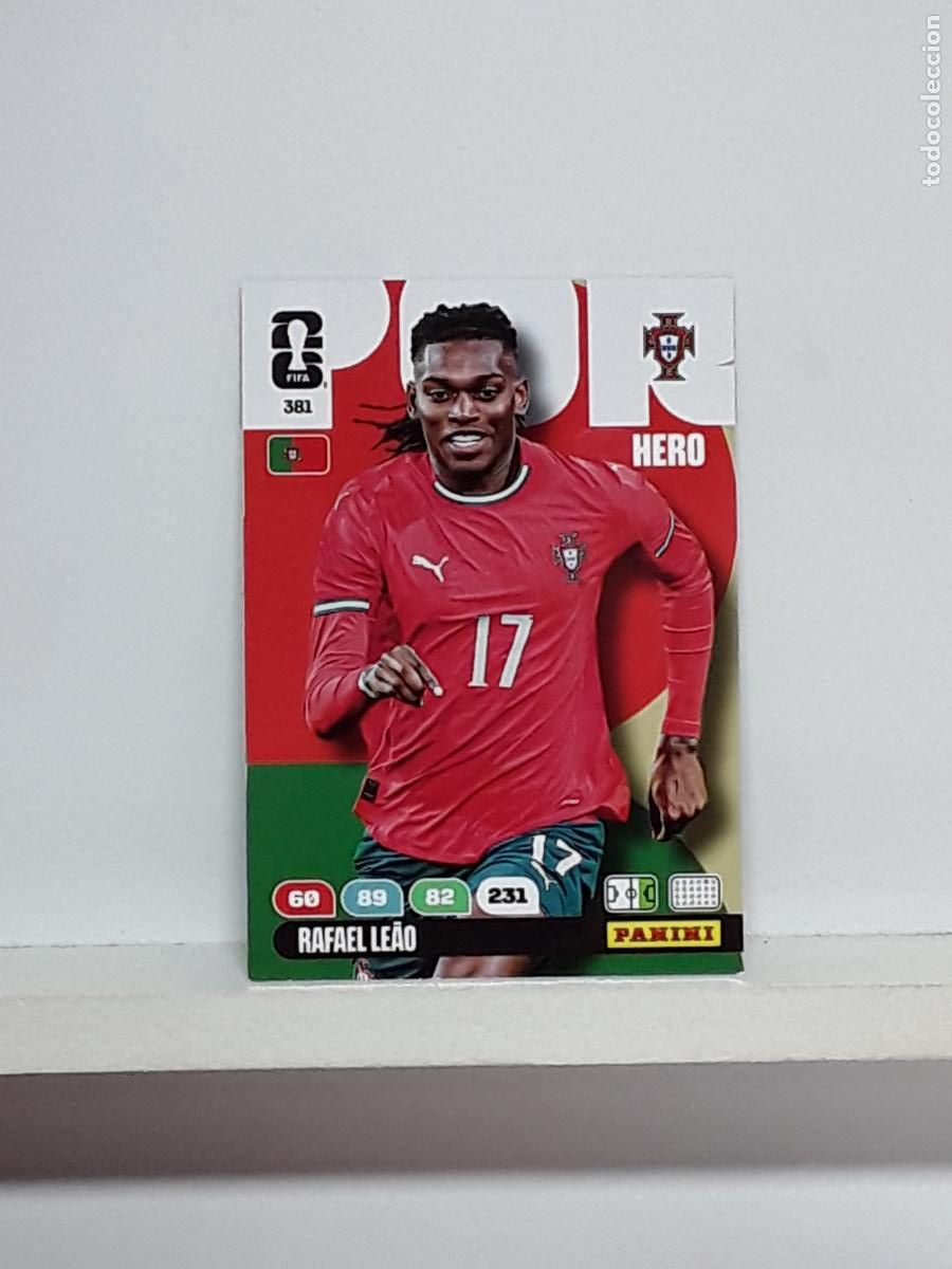 Cromos de f&uacute;tbol: ADRENALYN MUNDIAL 2026 WORLD CUP 26 ALBUM PANINI N 381 PORTUGAL RAFAEL LEAO