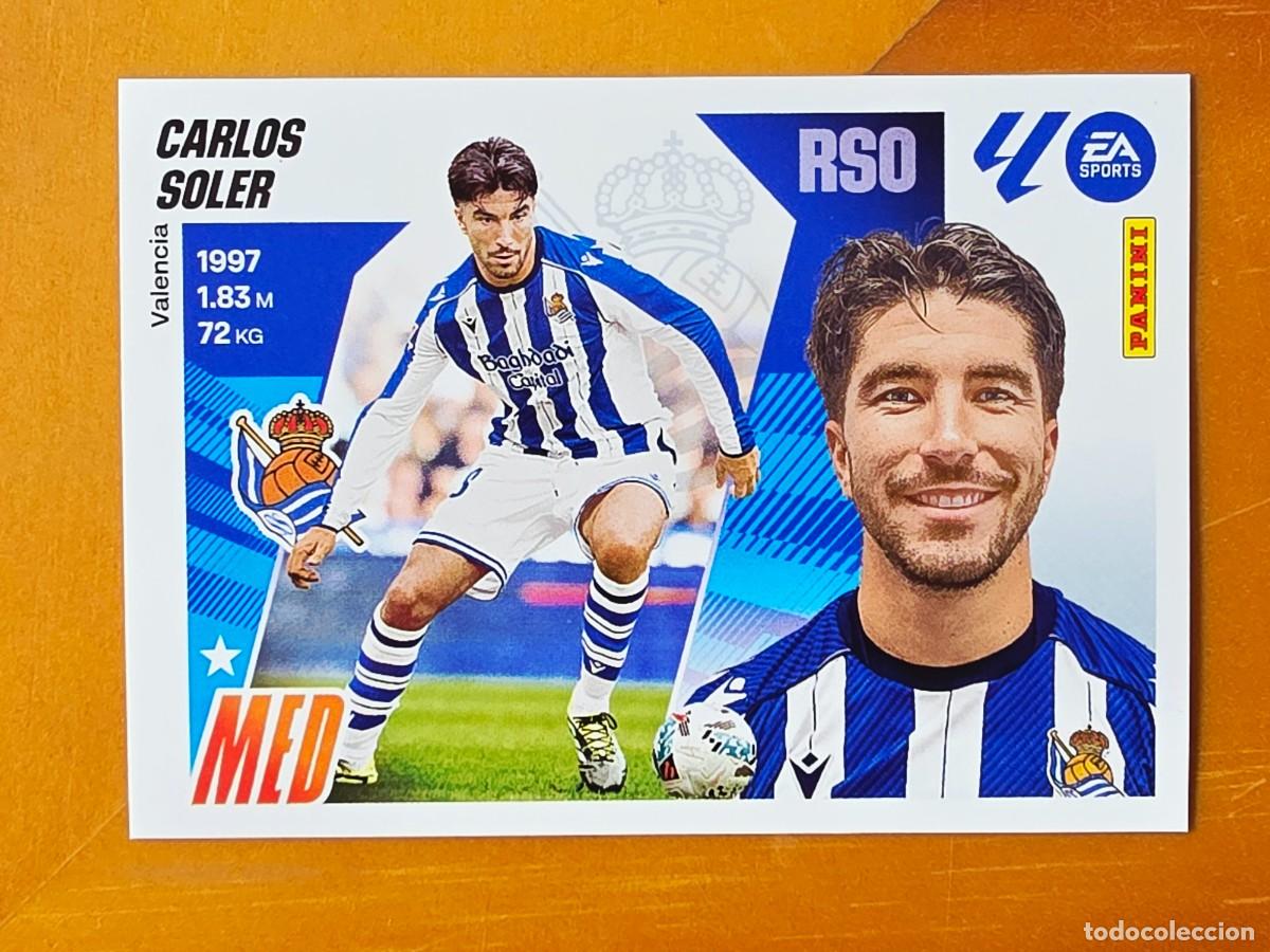 Cromos de f&uacute;tbol: &Uacute;ltimos Fichajes 57 Carlos Soler, Real Sociedad, Panini Ediciones Liga Este 2025 2026 25 26