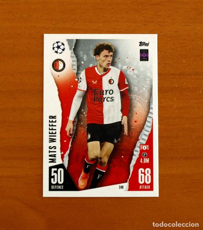 Cromos de f&uacute;tbol: Feyenoord -N&ordm; 249 Mats Wieffer -Topps Match Attax Trading Card Game 2023-2024-23-24