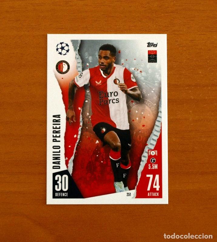 Cromos de f&uacute;tbol: Feyenoord -N&ordm; 251 Danilo Pereira -Topps Match Attax Trading Card Game 2023-2024-23-24