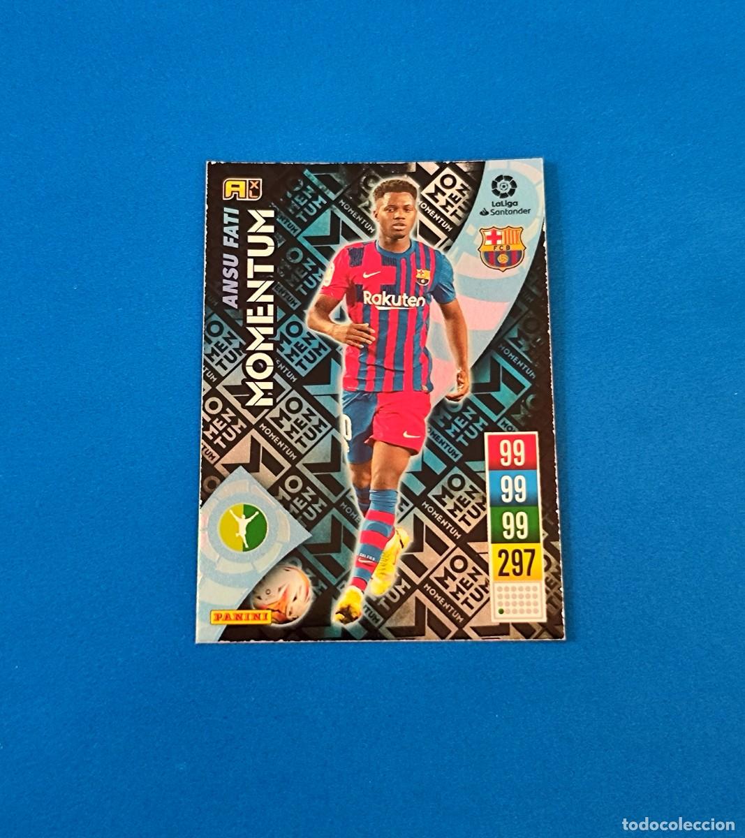 Cromos de f&uacute;tbol: Momentum 2021 2022 / 21 22 Barcelona Ansu Fati