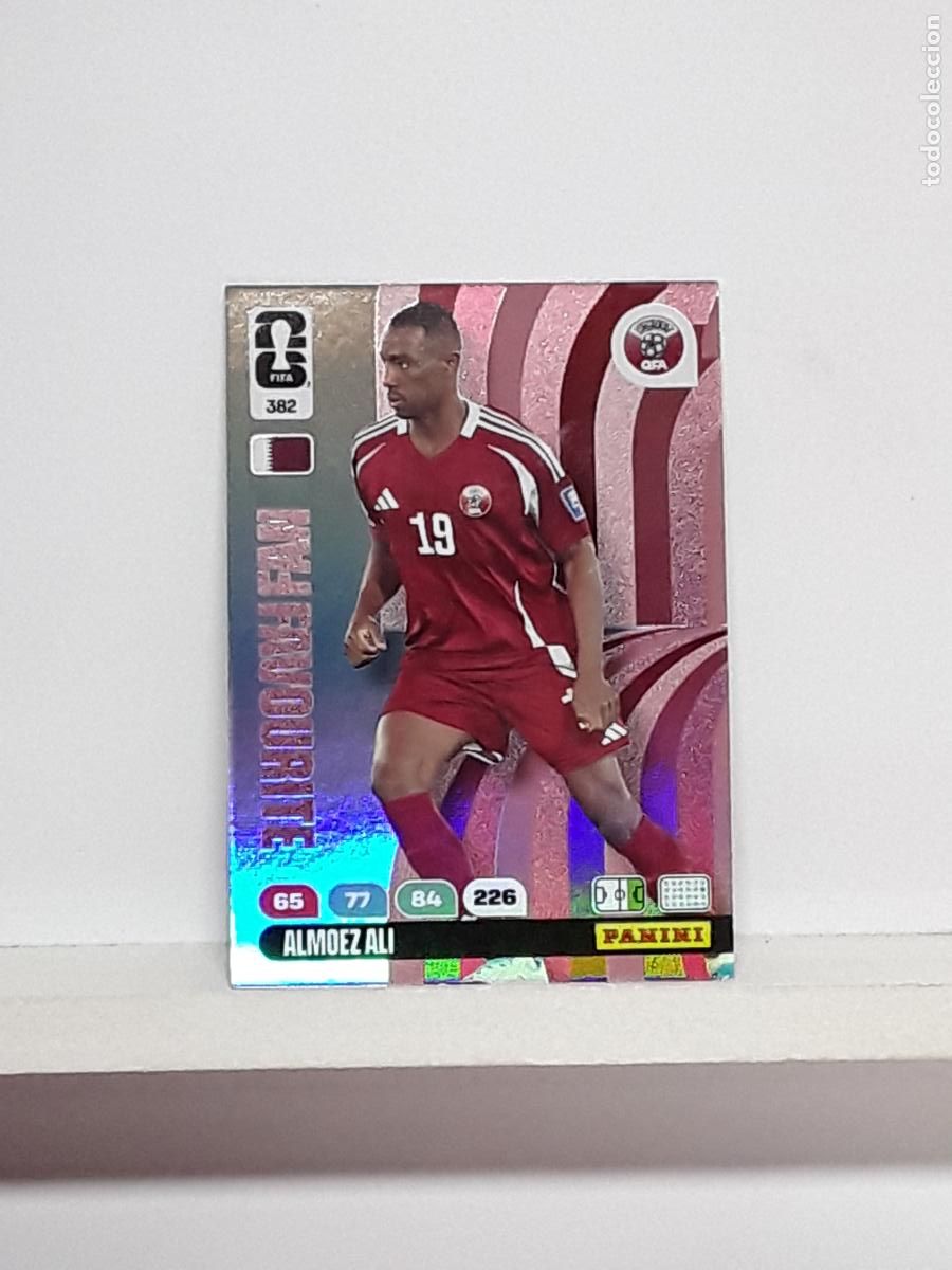 Cromos de f&uacute;tbol: ADRENALYN MUNDIAL 2026 WORLD CUP 26 ALBUM PANINI N 382 QATAR ALMOEZ ALI