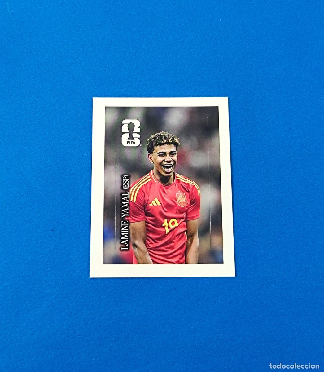 Cromos de f&uacute;tbol: FIFA World Cup Mundial 2026 Lamine Yamal Espa&ntilde;a Sticker Cromo Coca Cola