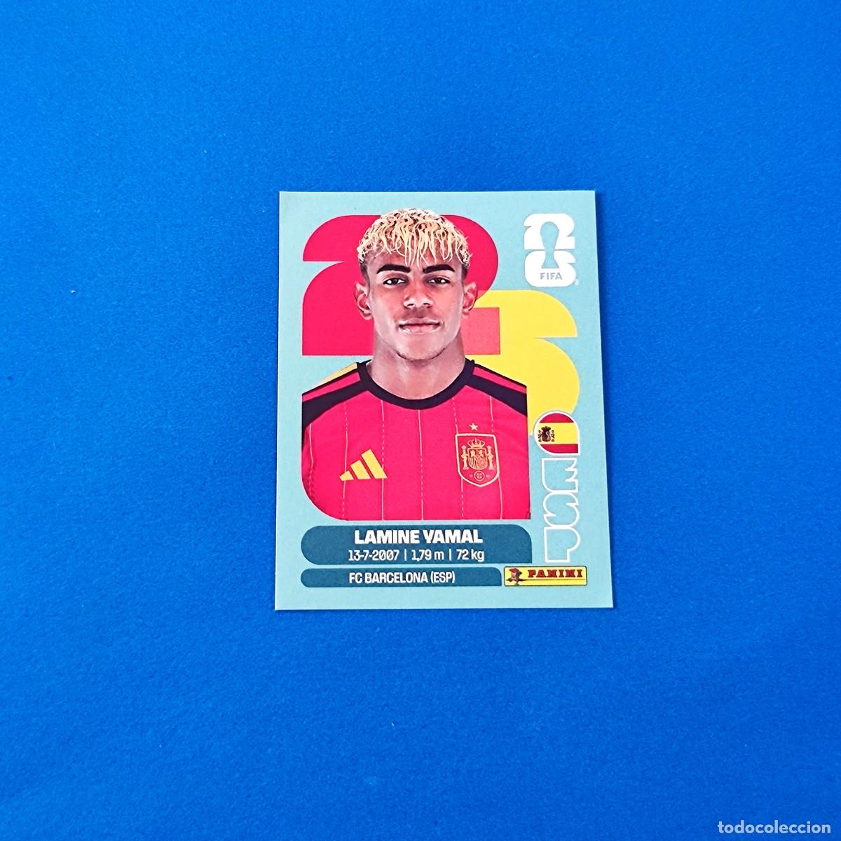 Cromos de f&uacute;tbol: FIFA World Cup Mundial 2026 Lamine Yamal ESP 15 Espa&ntilde;a Sticker