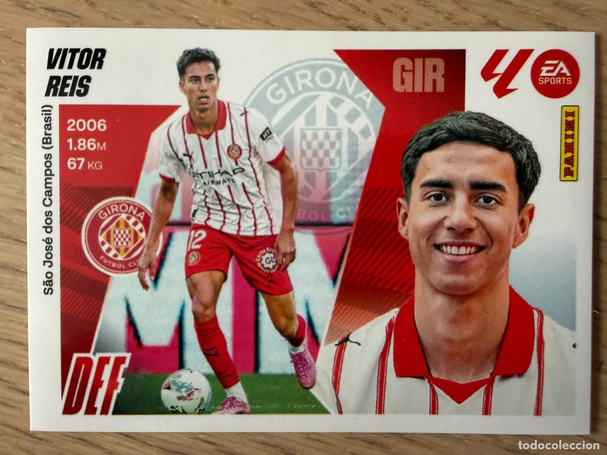 Cromos de f&uacute;tbol: FICHAJE 28 VITOR REIS GIRONA 25 26 2025 2026 LIGA EA SPORTS COLECCIONES ESTE SIN PEGAR